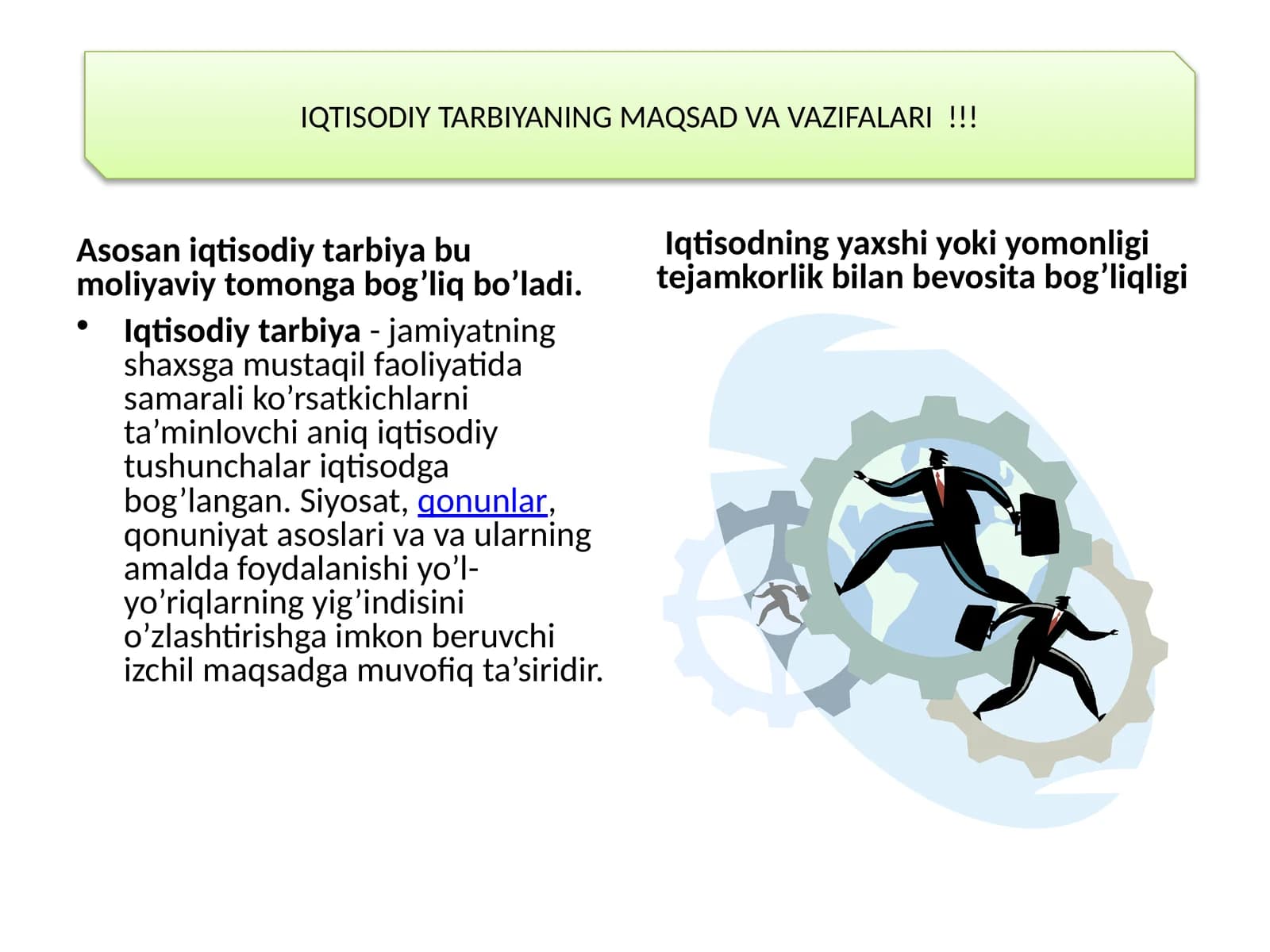 Iqtisodiy tarbiya