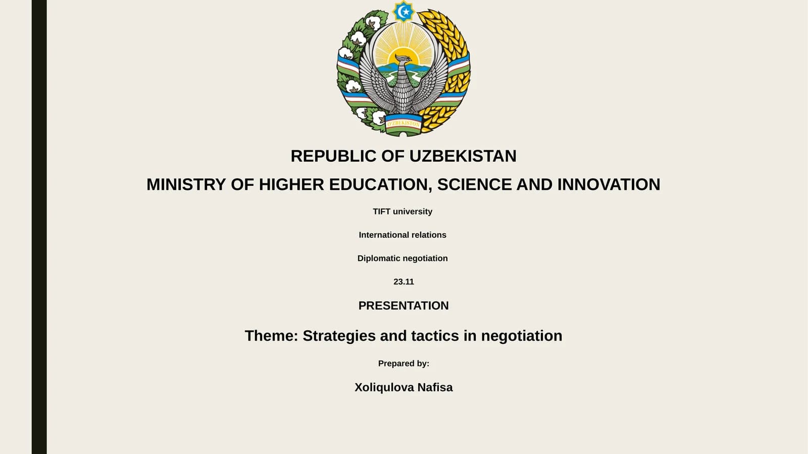 Strategies and tactics in negotiation