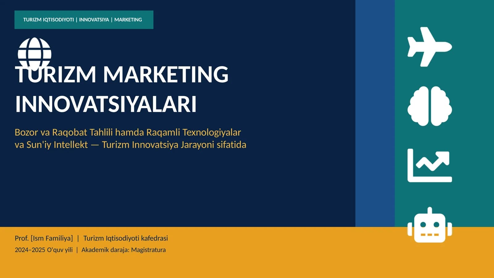 TURIZMMARKETING INNOVATSIYALARI