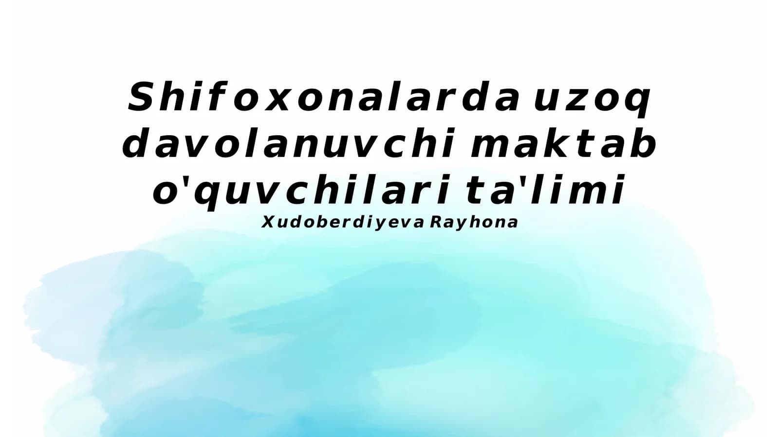 Samarali Ta'lim Usullari va Texnologiyalari
