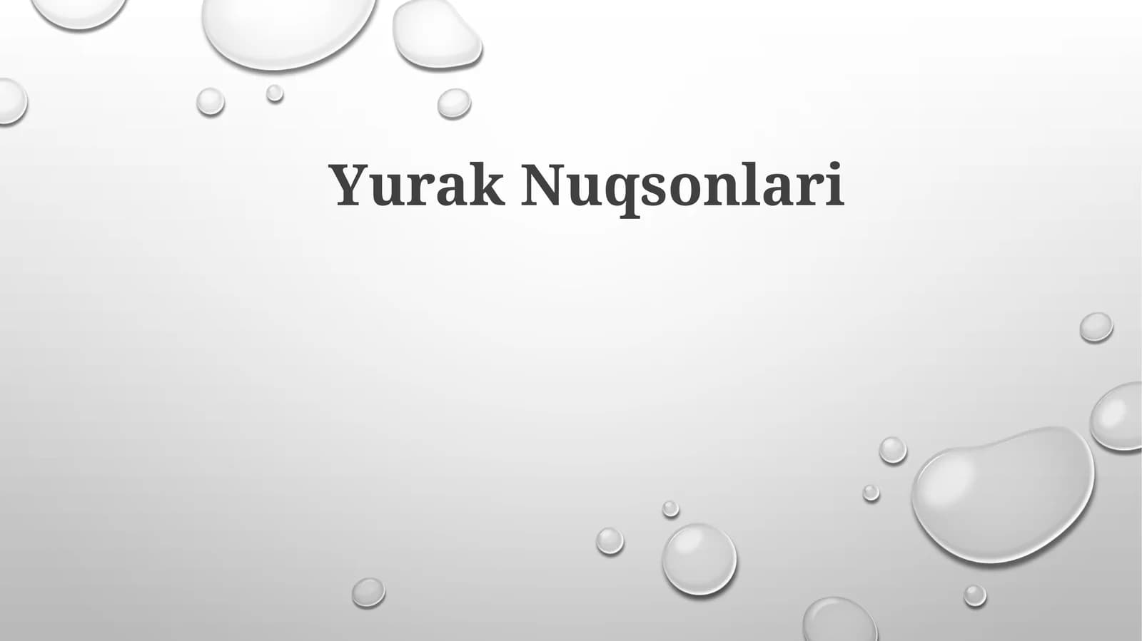 YurakNuqsonlari