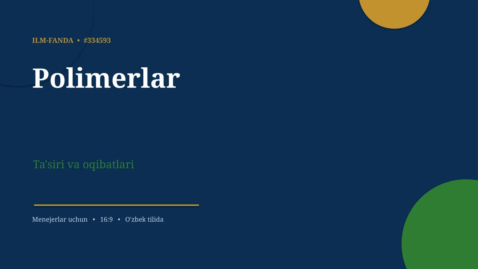 Polimerlar