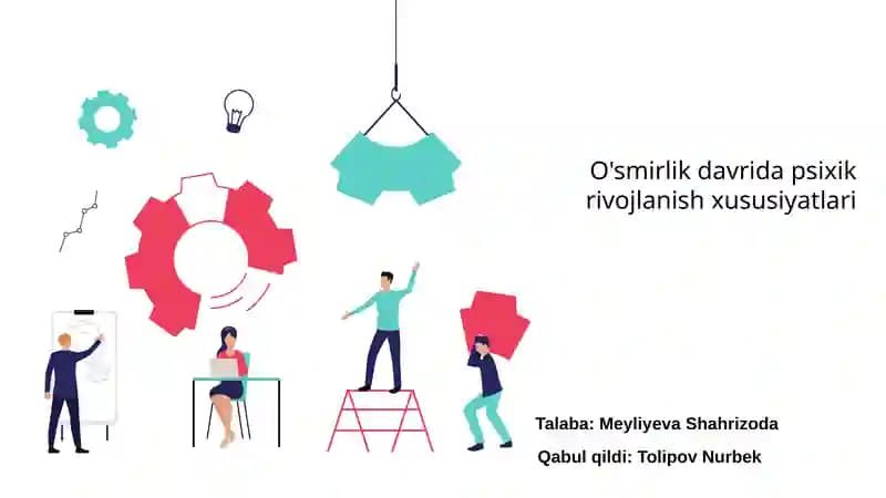 O'smirlik davrida psixik rivojlanish xususiyatlari