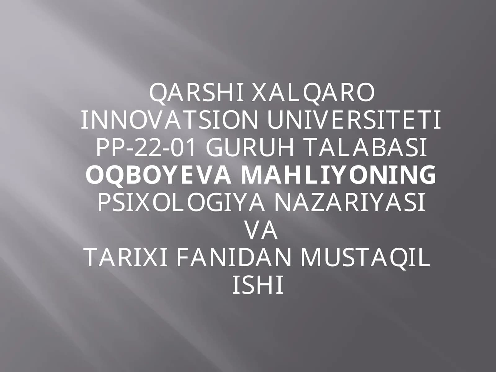 PSIXOLOGNING KASBIY O‘ZINI O‘ZI ANGLASHNING AXLOQIY JIHATLARI