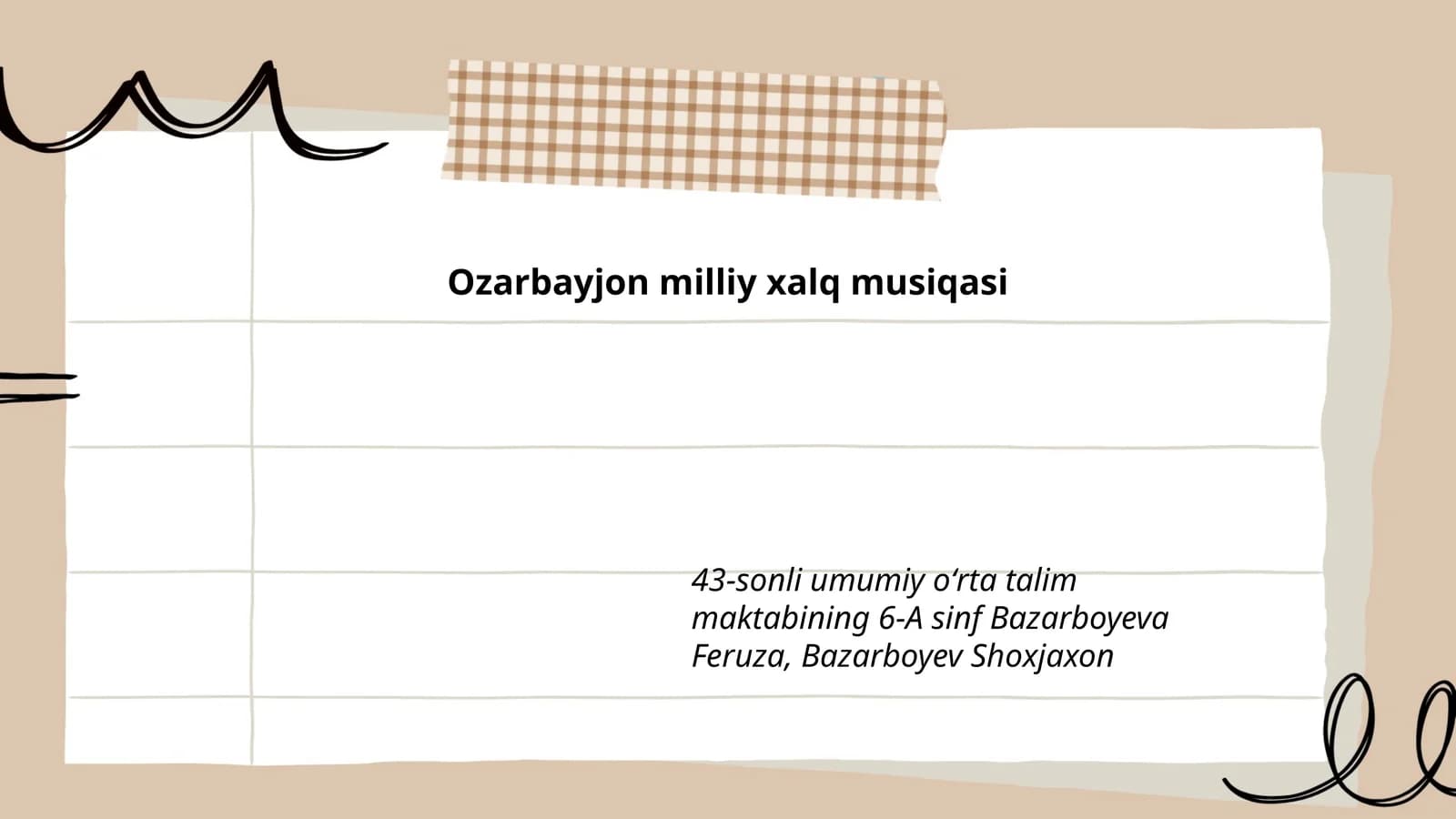 Ozarbayjon milliy xalq musiqasi