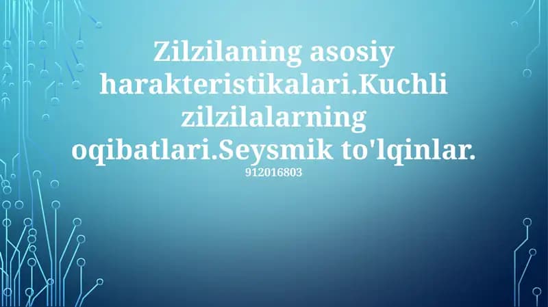 Yer silkinishi to'lqinlari