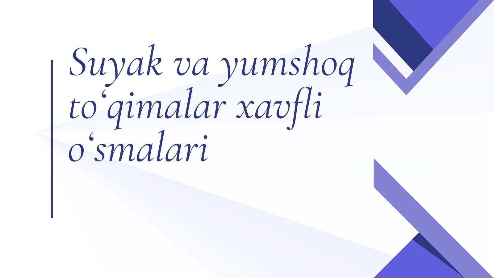 Suyakvayumshoqtoʻqimalarxavflioʻsmalari