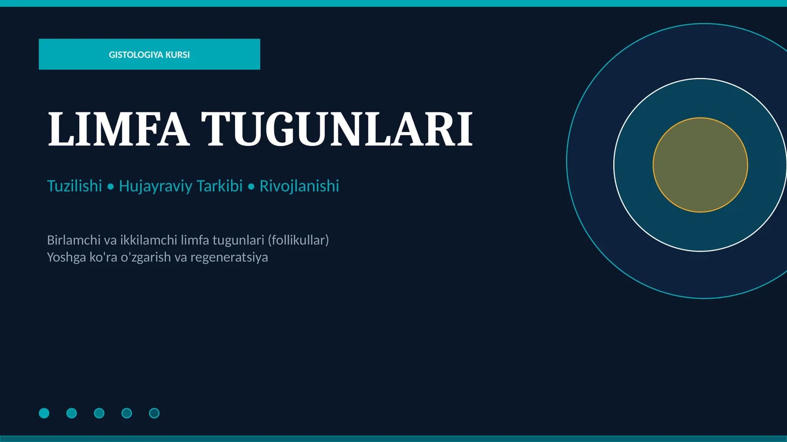 GISTOLOGIYA KURSI