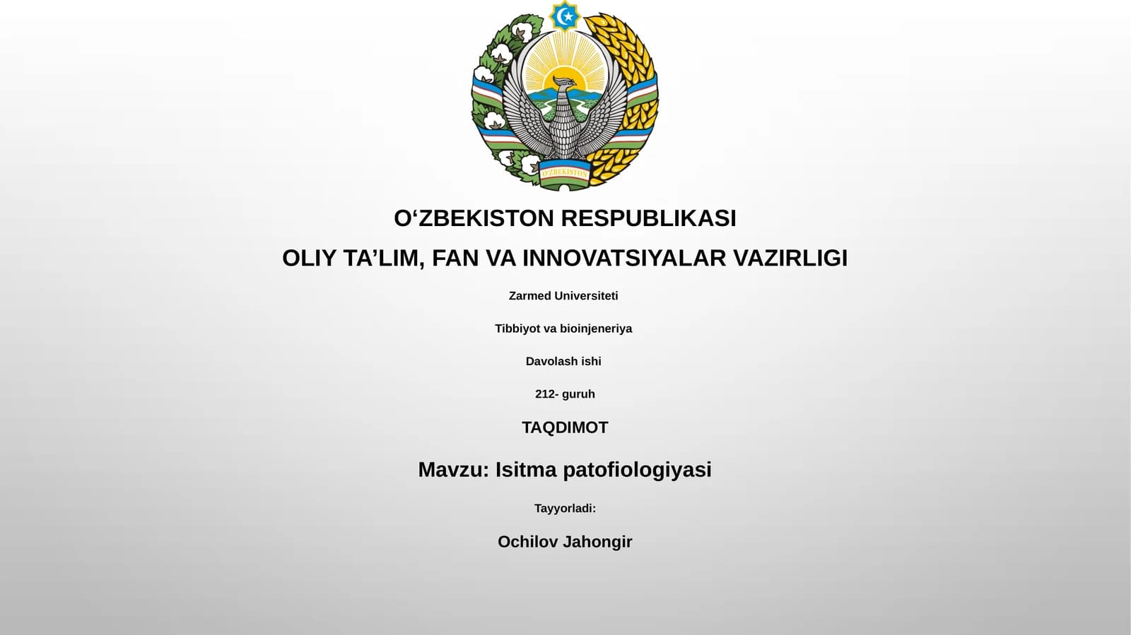 Isitma patofiologiyasi