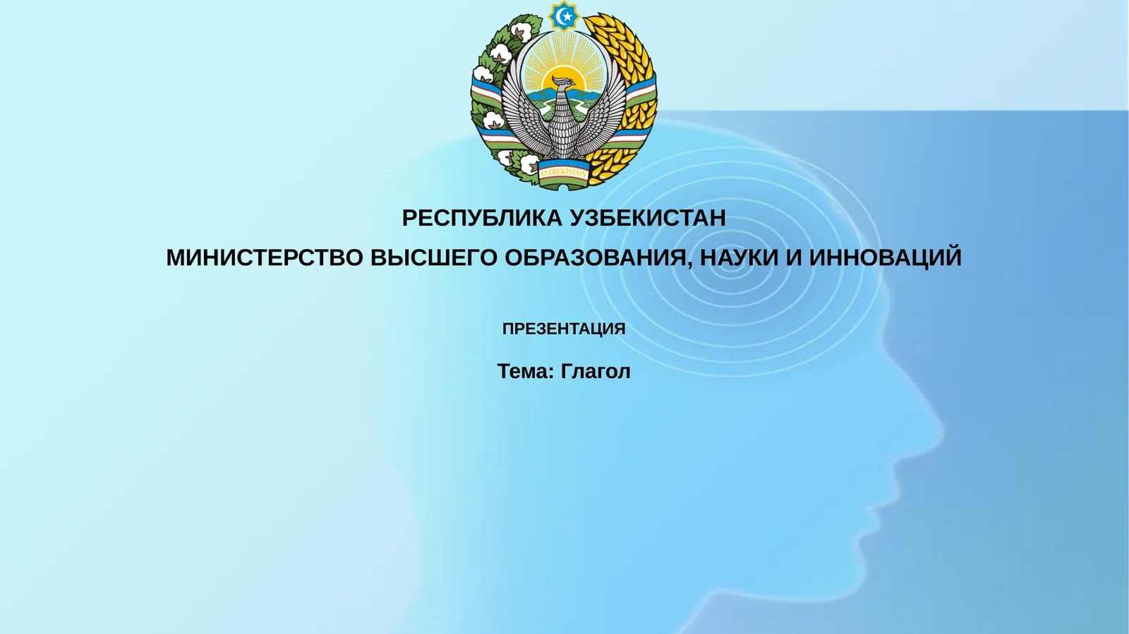 Презентация о глаголе