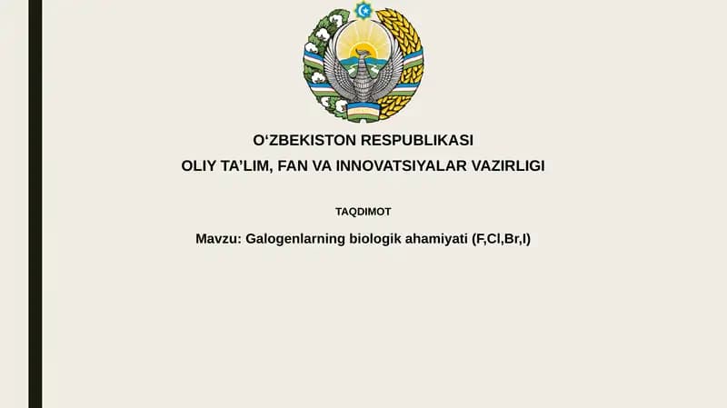Galogenlarningbiologikahamiyati(F,Cl,Br, I)