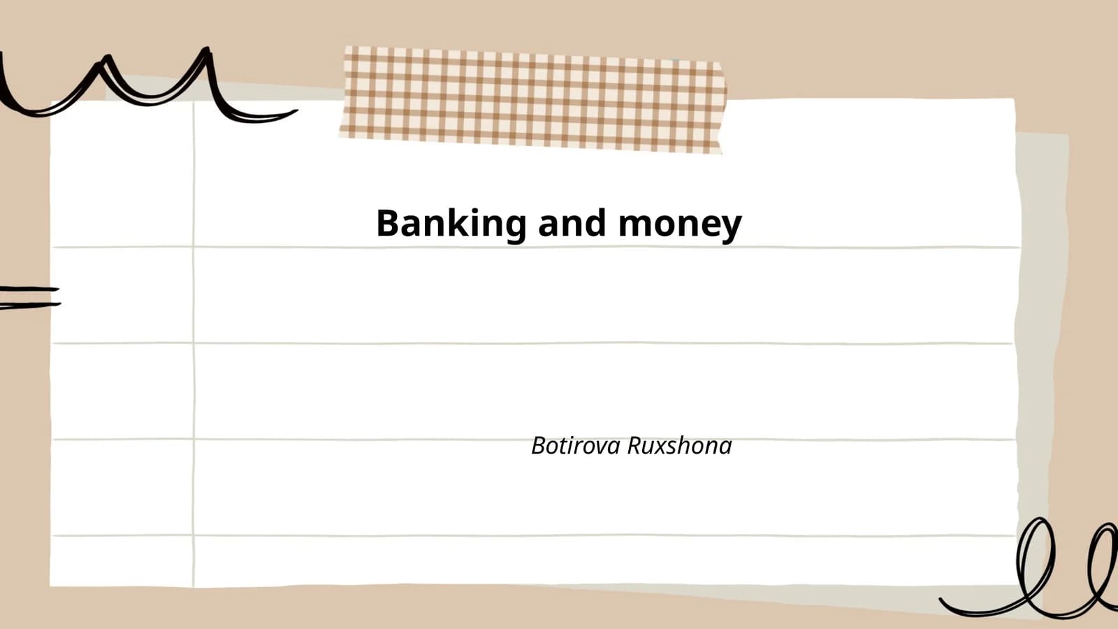 Banking and money