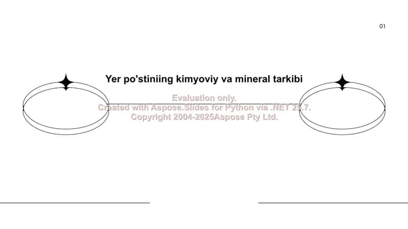 Yer po'stining kimyoviy va mineral tarkibi
