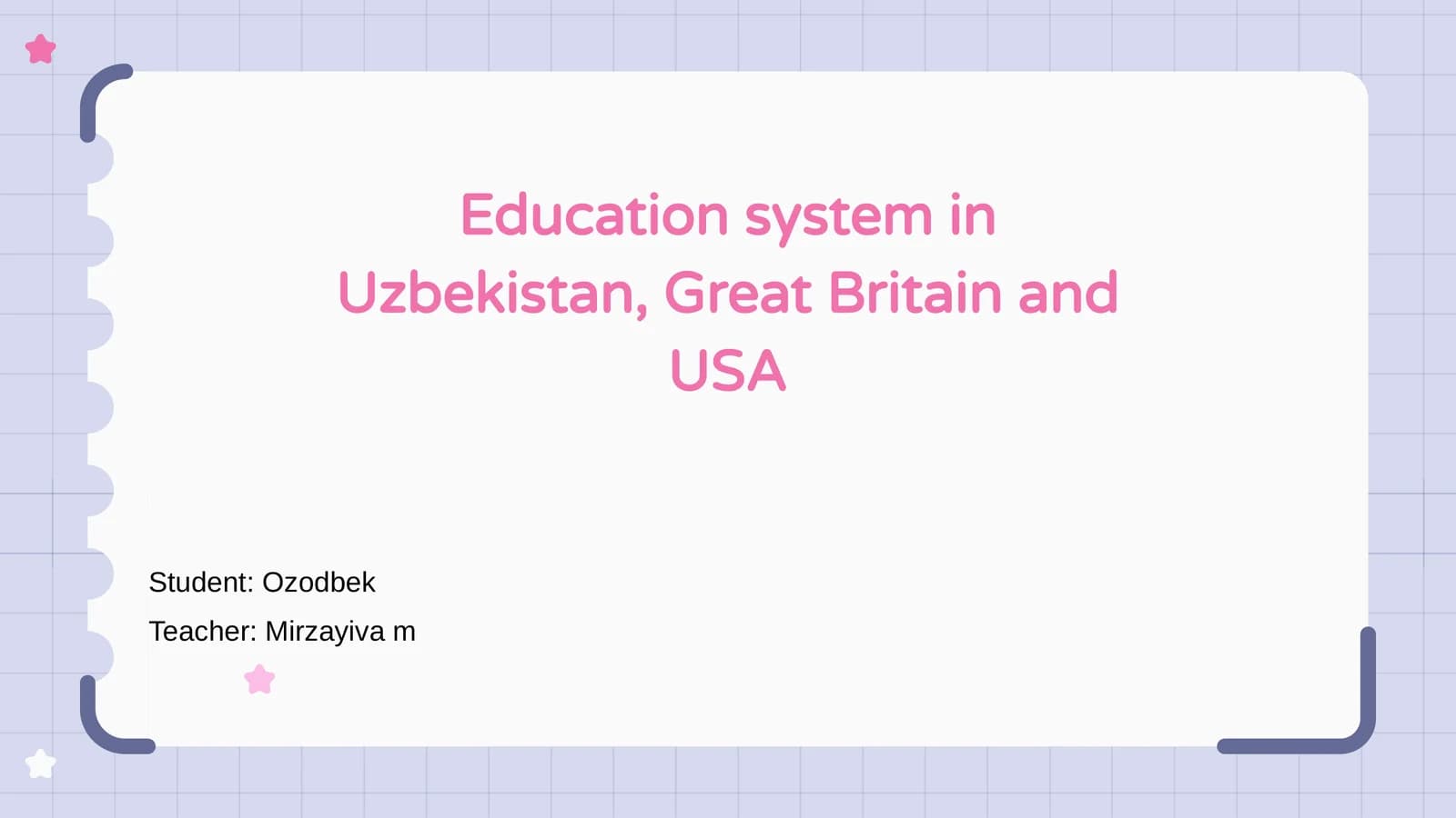 Overview of Uzbekistan's Education System