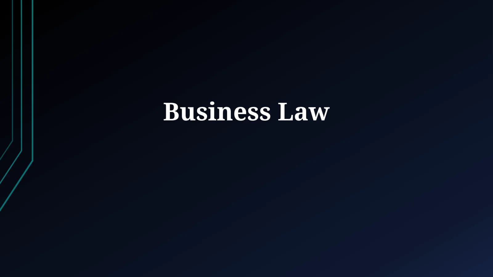 Business Law