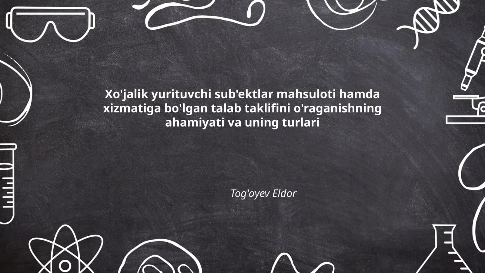 Xo'jalik yurituvchi sub'ektlar mahsuloti hamda xizmatiga bo'lgan talab taklifini o'raganishning ahamiyati va uning turlari