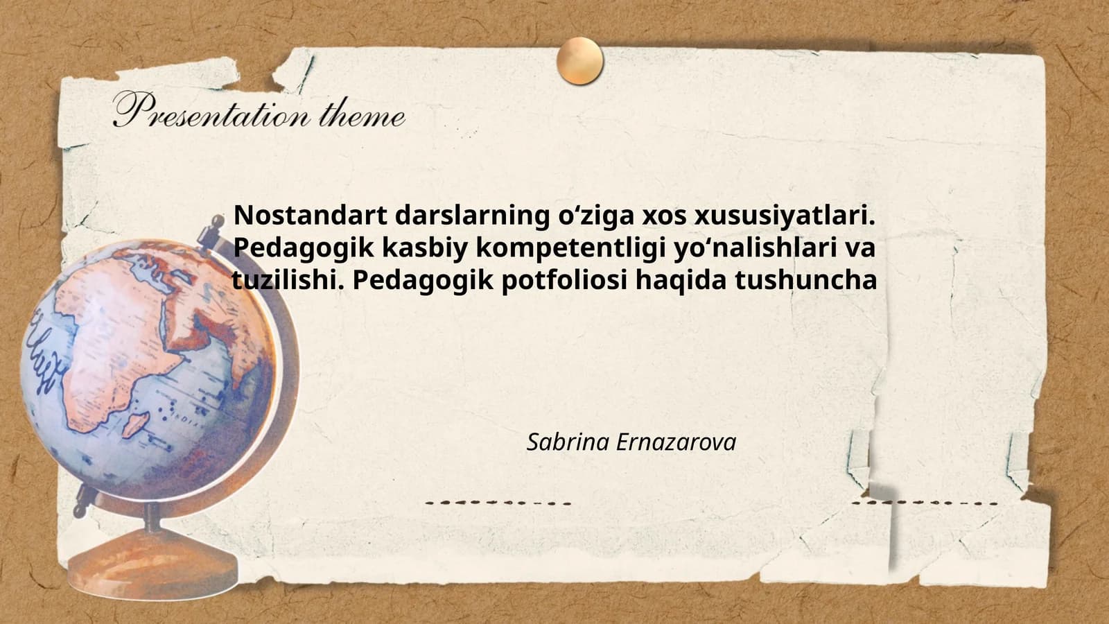 Pedagogik potfoliosi haqida tushuncha