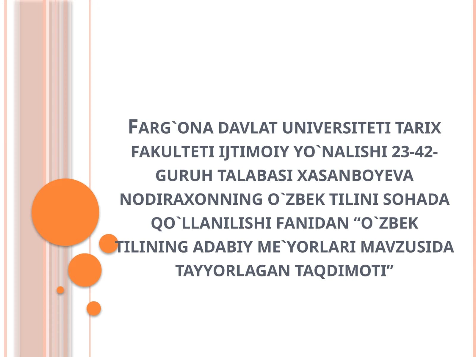 Oʻzbek tilining adabiy meʼyorlari
