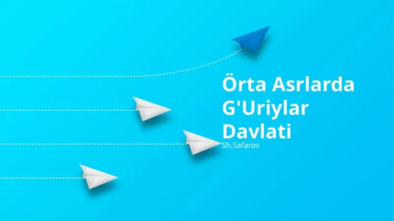 Örta Asrlarda G'Uriylar Davlati