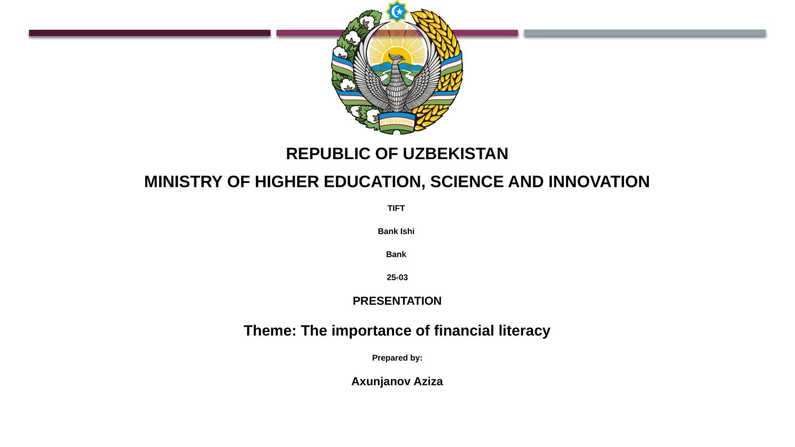 The importance of financial literacy