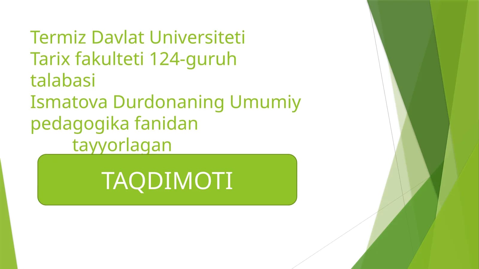 FUQAROLIK TARBIYASI