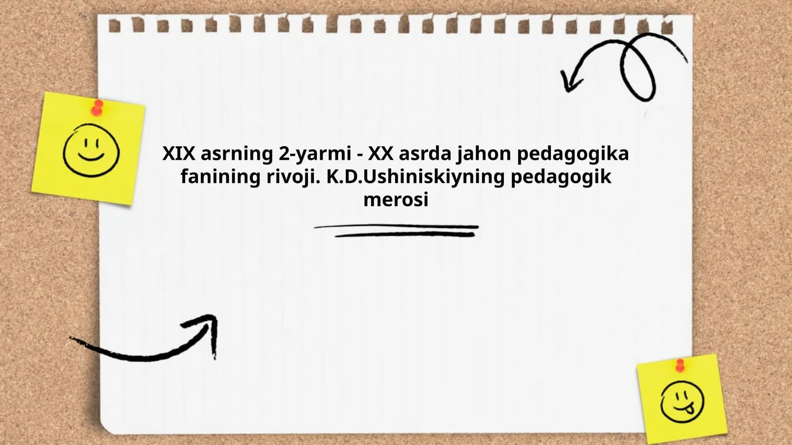 Jahon pedagogikasi fanining rivoji