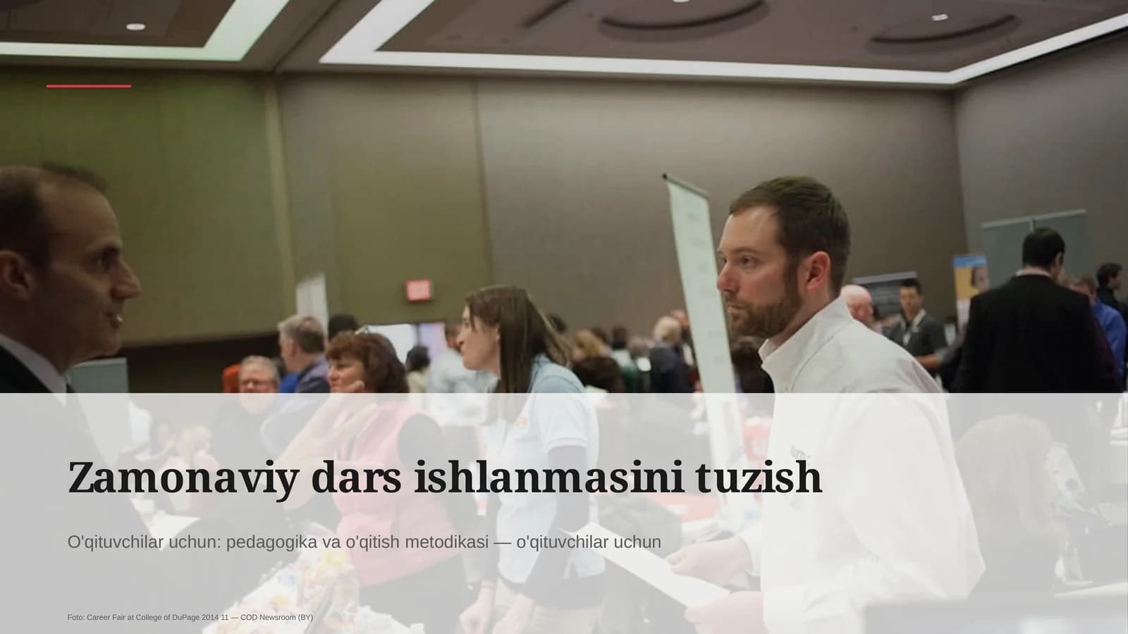 Zamonaviy dars ishlanmasini tuzish