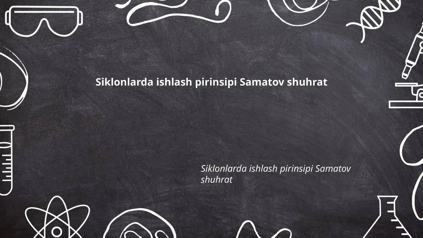 Siklonlarning ishlash prinsiplari