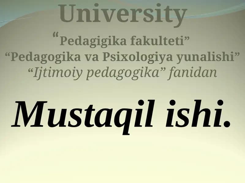 Me’yordan Og’ish Nazariyasi