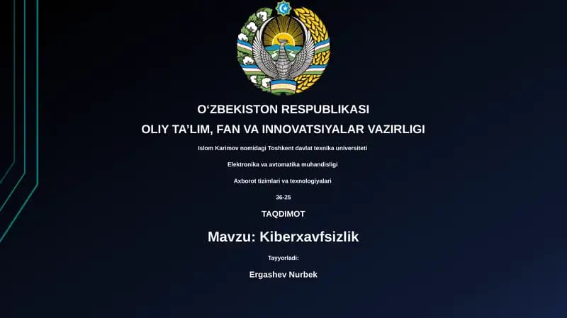 Kiberxavfsizlik