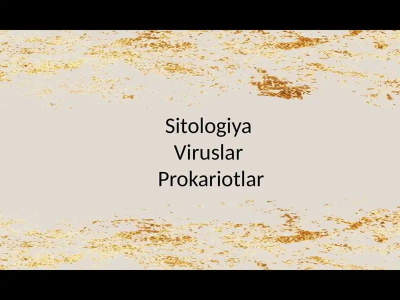 Sitologiya