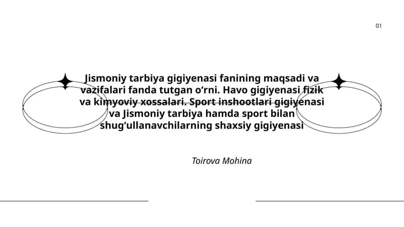 Jismoniy tarbiya gigiyenasi