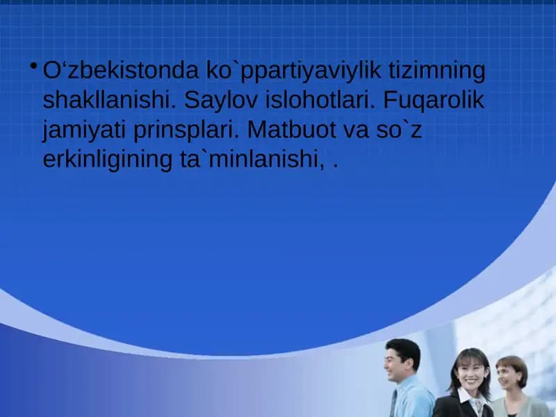 Saylov Tizimi va Fuqarolik