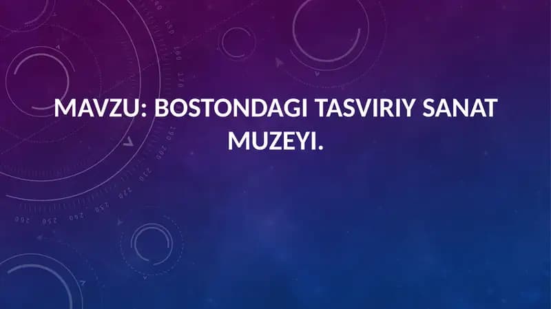 Bostondagi tasviriy sanʼat muzeyi