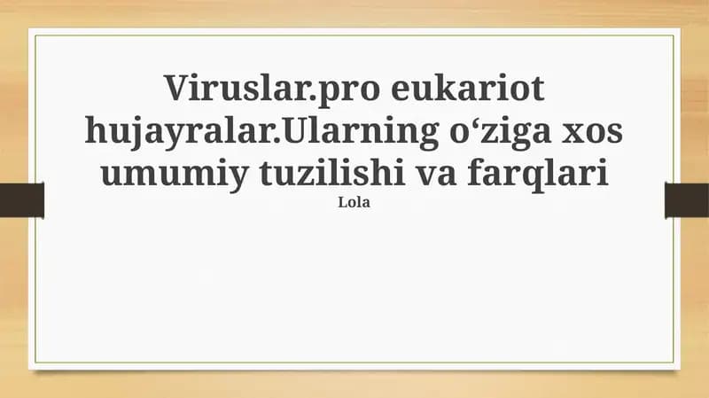 Viruslar
