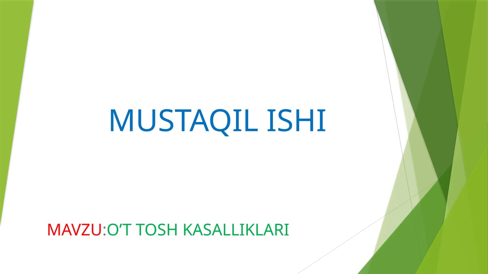 O't tosh kasalliklari