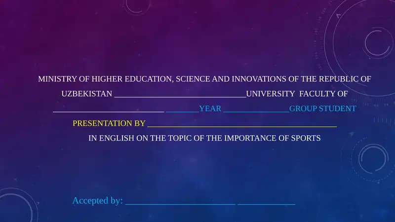Importance of Sports