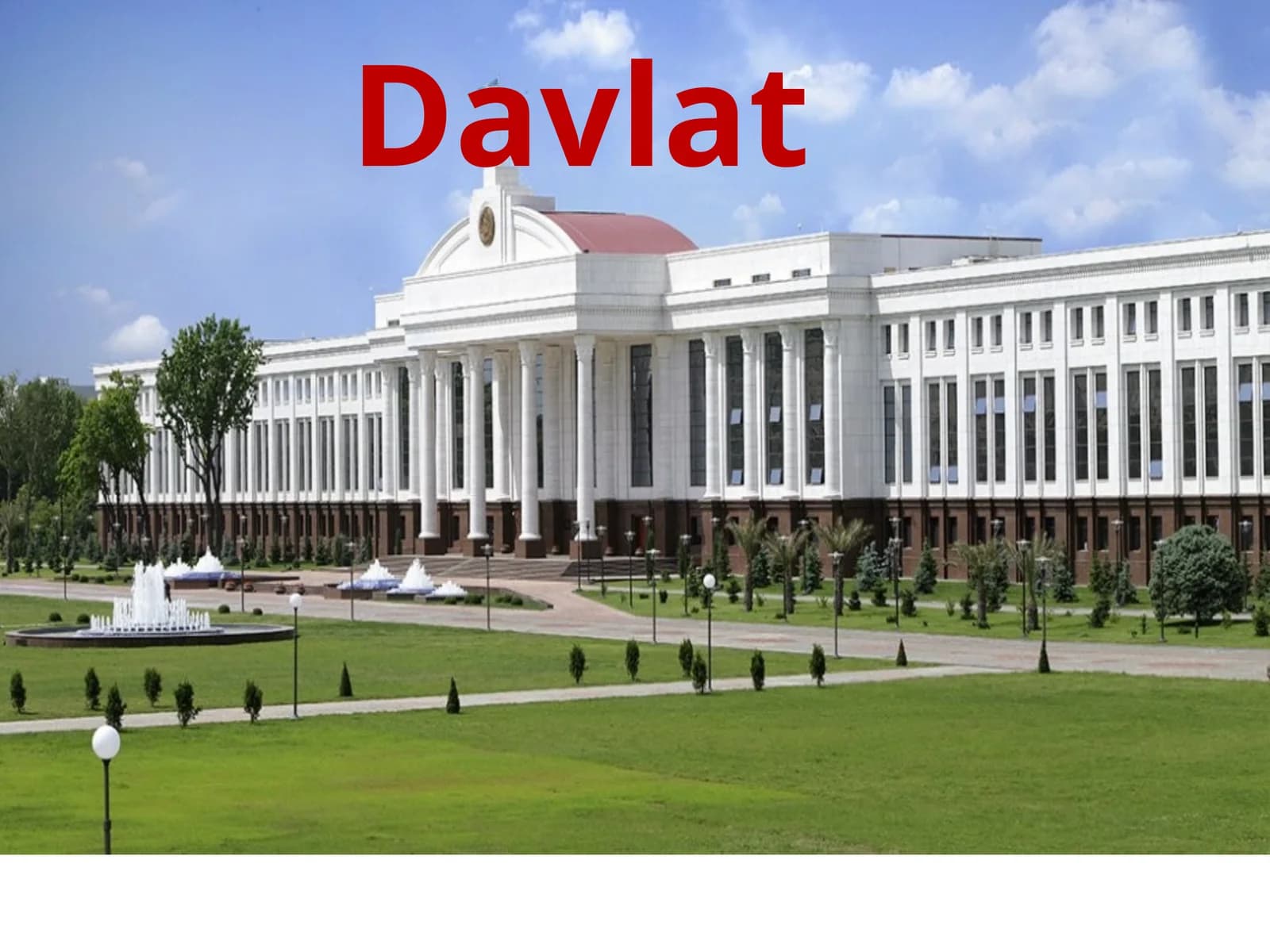 Davlat va jamiyat tushunchalari