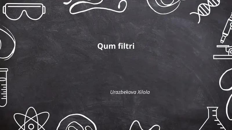 Qum filtri