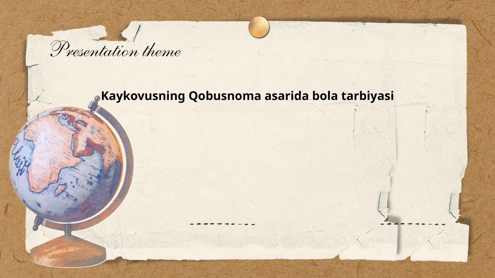 Bolaning ma'naviy tarbiyasi