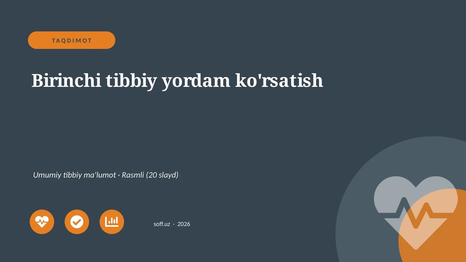 Birinchi tibbiy yordam ko'rsatish