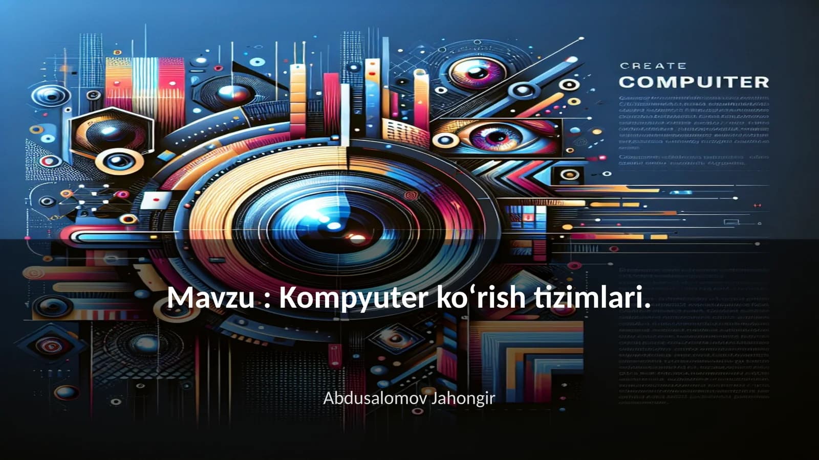 Kompyuter koʻrish tizimlari