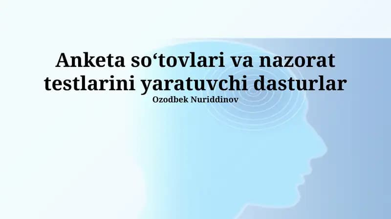 Muvaffaqiyatli qo'llanmalar