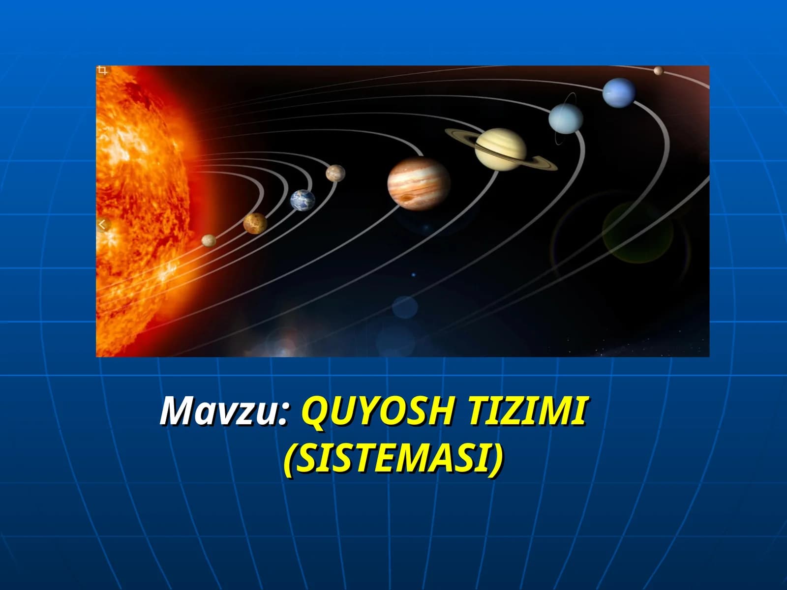QUYOSH TIZIMI (SISTEMASI)