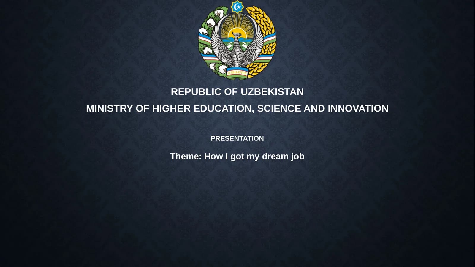 How I got my dream job