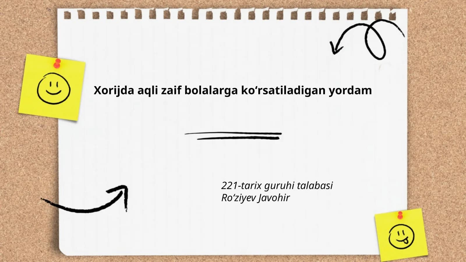 Xorijda aqli zaif bolalarga koʻrsatiladigan yordam
