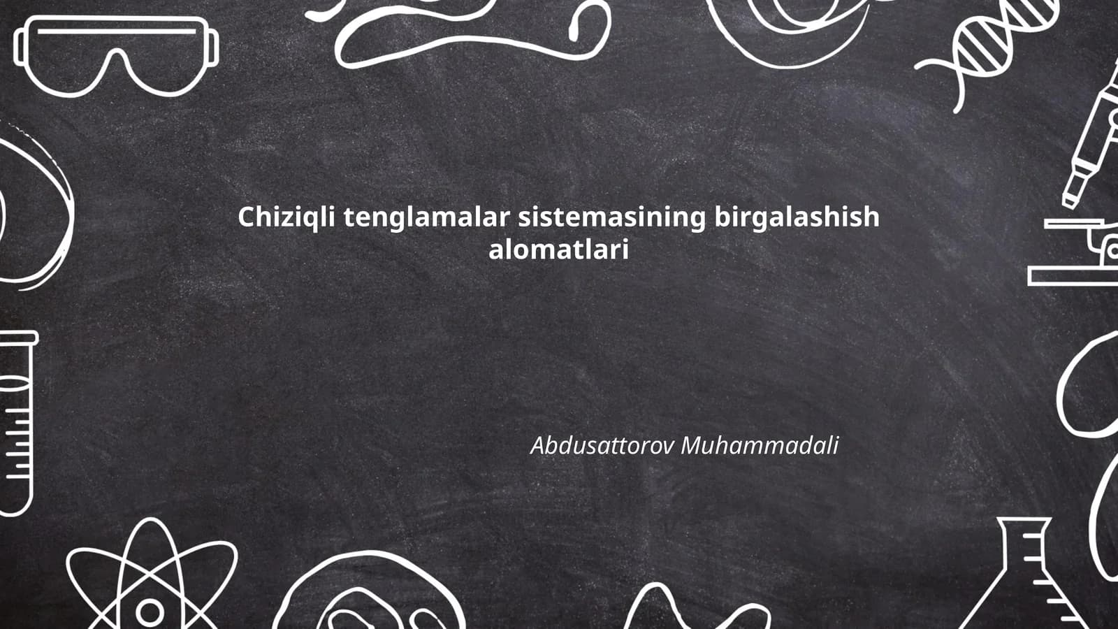 Chiziqli tenglamalar sistemasining birgalashish alomatlari