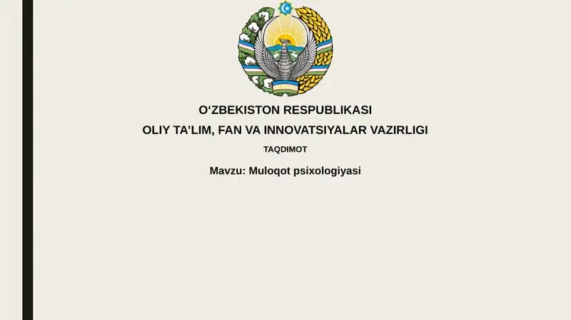 Muloqot psixologiyasi