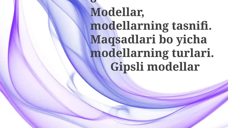 Gipsli Modellar
