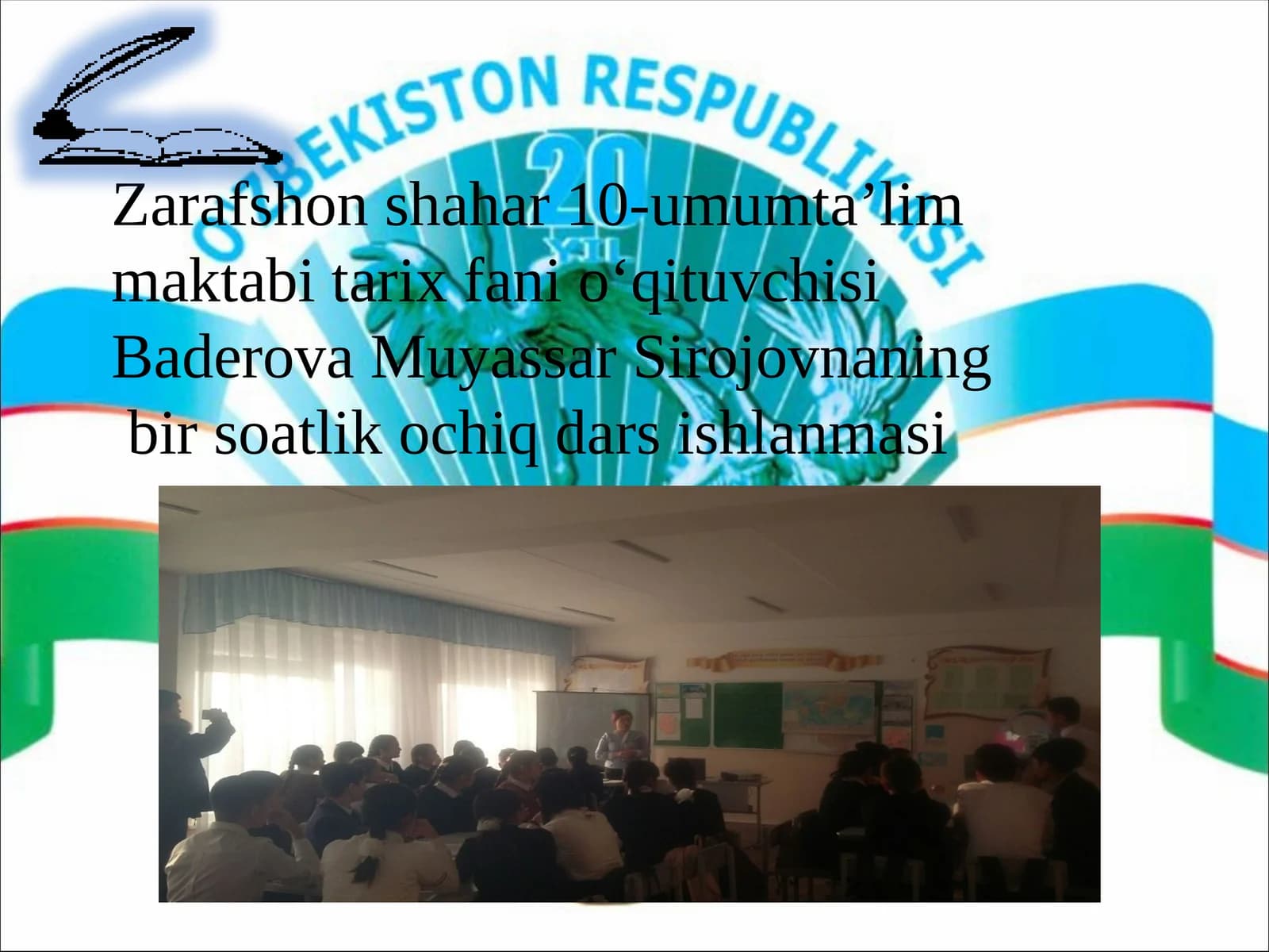 8-sinf O'zbekiston tarixi fanidan Buxoro amirligida harbiy ish dars ishlanma